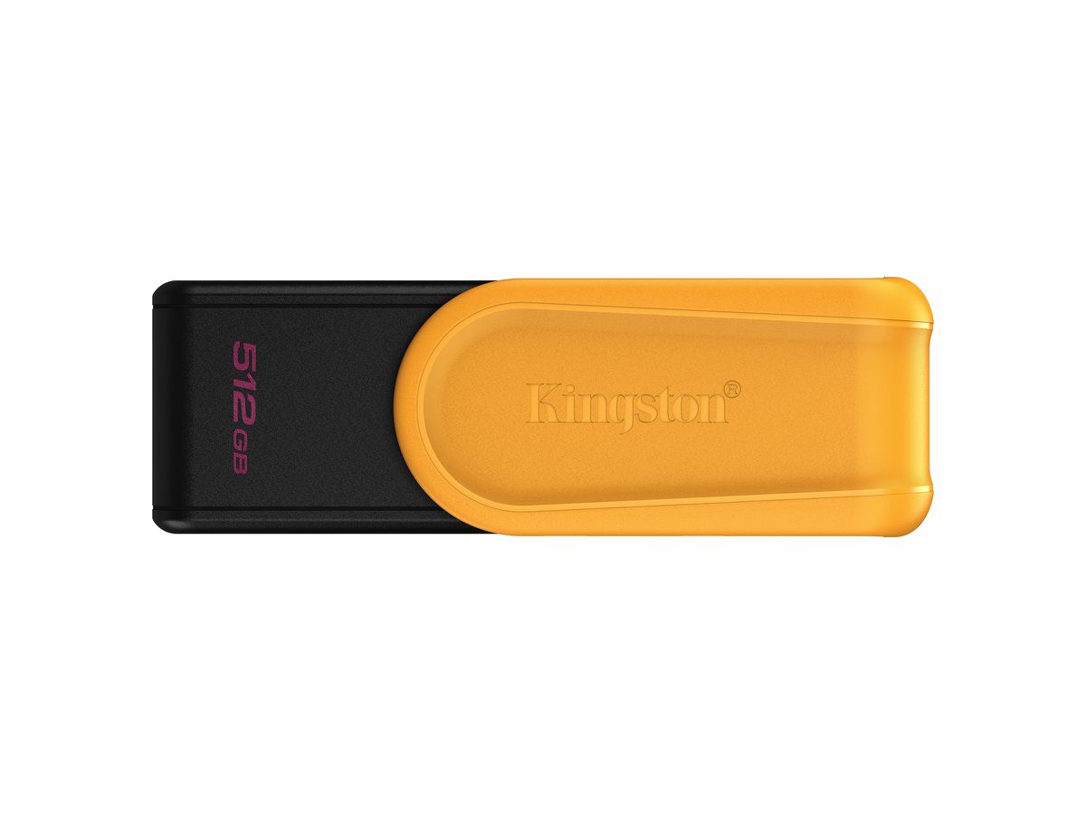 Kingston Technology DataTraveler 512GB Portable USB 3.2 Gen 1 Exodia S (Schwarz/Gelb)