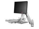 SCHROFF Verstellbarer Monitorarm mit Tastatur Ablage, bis 8 kg
