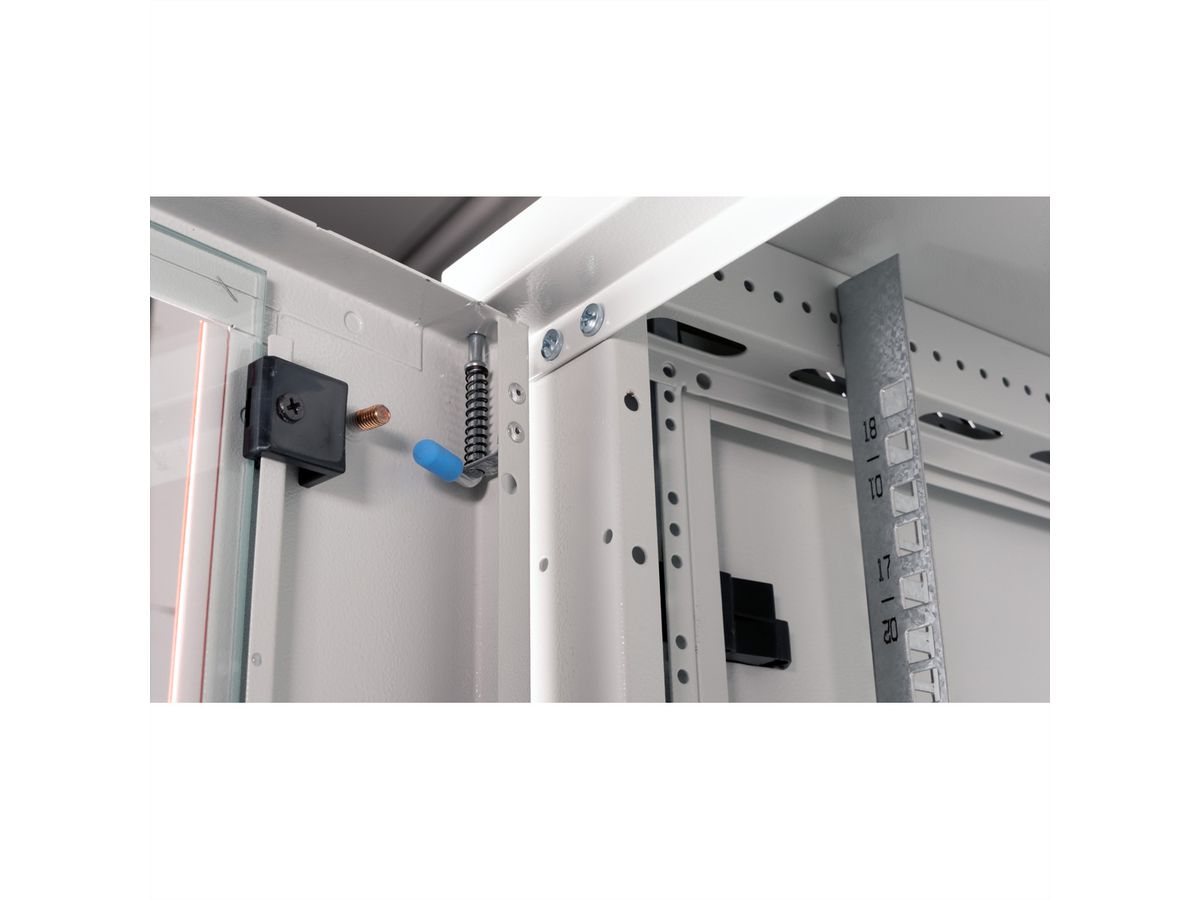 ROLINE 19-Zoll Wandgehäuse Basic Plus 18HE, 600x600 BxT grau