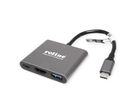 ROLINE Display Adapter USB Typ C - HDMI, USB 3.2 Gen 1 Typ A, Typ C PD