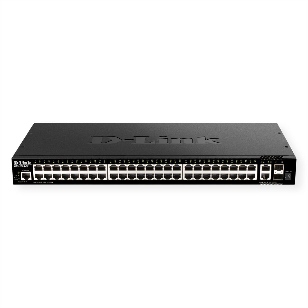 D-Link DGS-1520-52/E 52-Port Smart Managed Gigabit Stack Switch 4x 10G