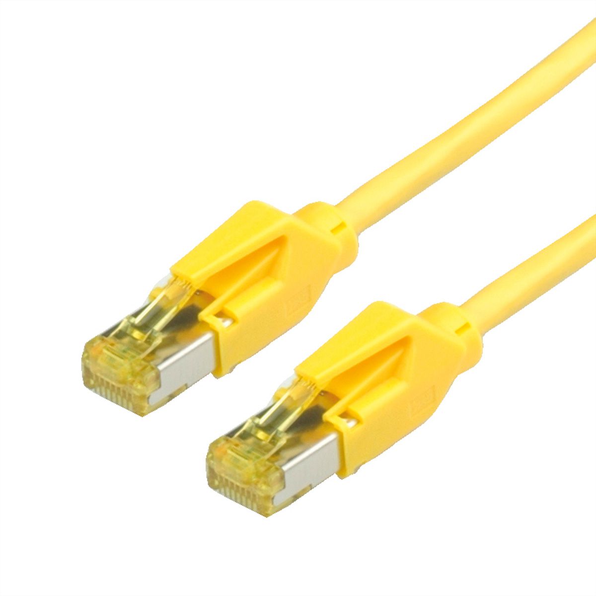 DRAKA Patchkabel Cat.6A (Class EA) S/FTP, UC900 TM31, LSOH, gelb, 1 m
