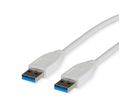 VALUE USB 3.2 Gen 1 Kabel, Typ A-A, weiß, 1,8 m