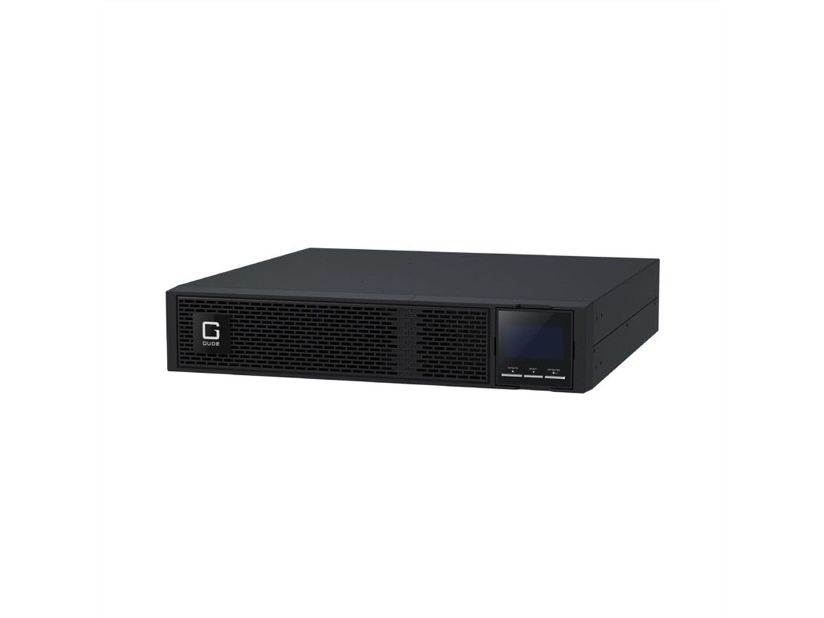 GUDE EPB 8810-3 USV 3000VA UPS Backup Tower/RM, schwarz