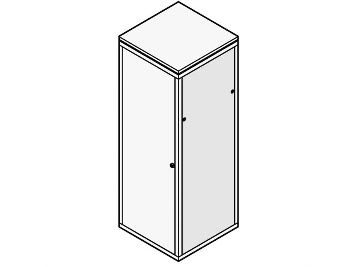 SCHROFF Seitenwand - SEITENWAND 34HE 600T RAL7021