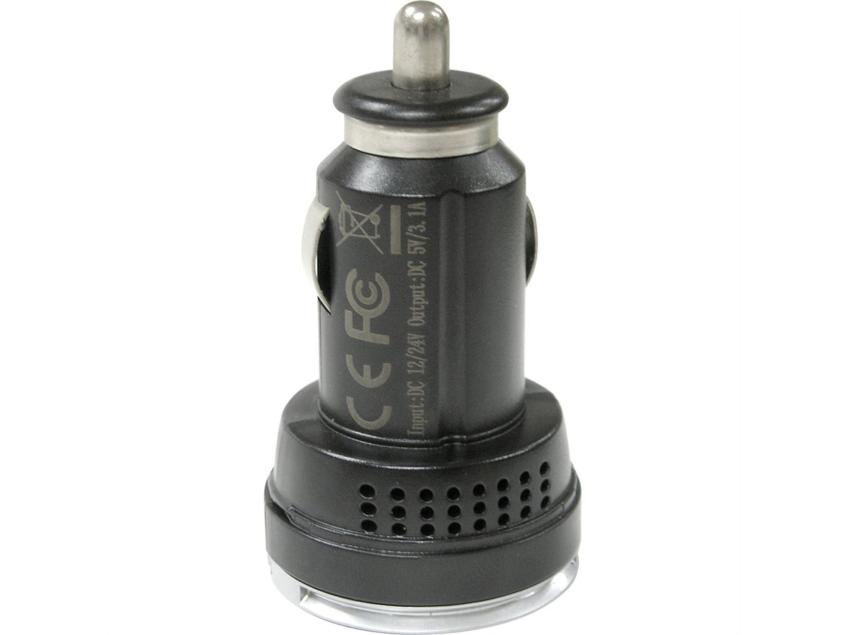 ROLINE USB Charger mit KFZ-Stecker, 2 Port, 15W