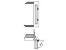 SCHROFF Frontgriff, einteilig - FRONTGRIFF ALU 3HE ELOXIERT
