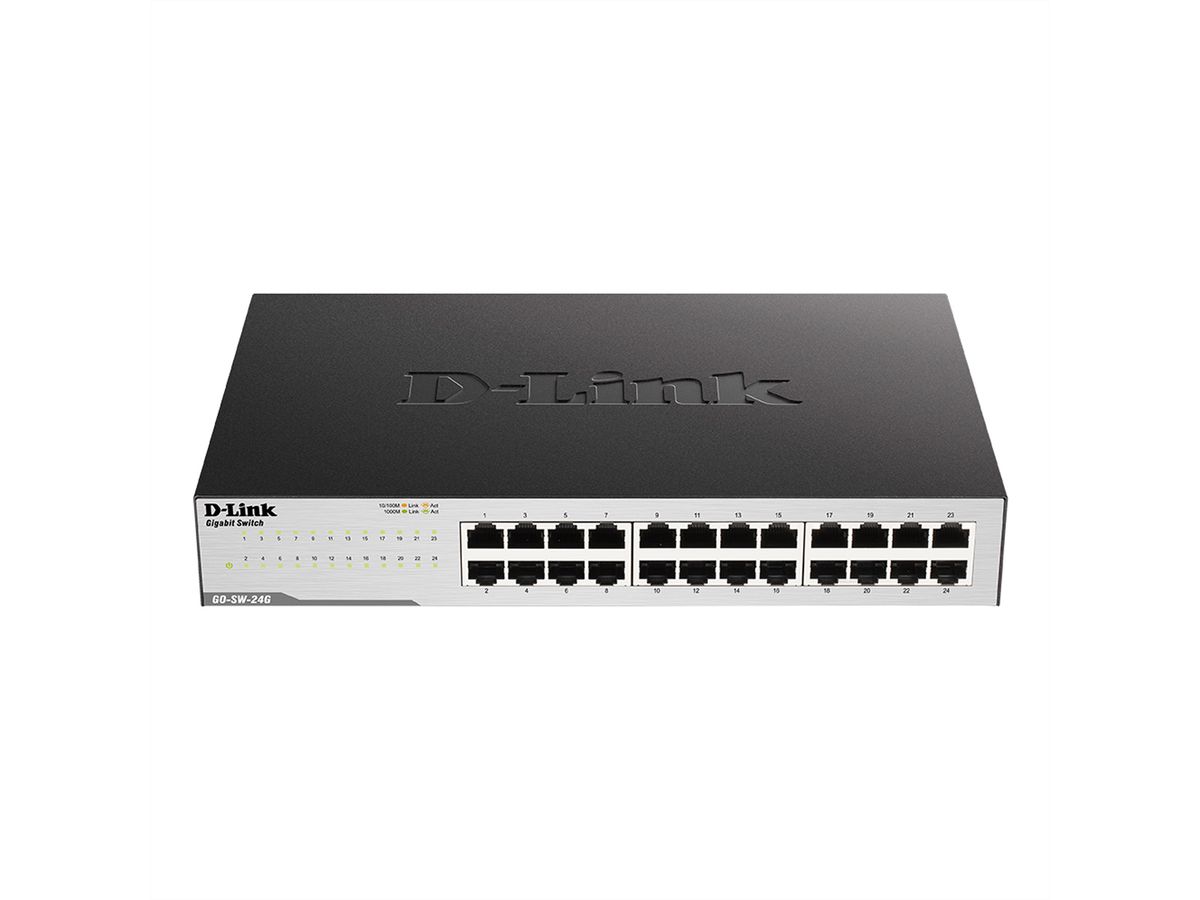 D-Link GO-SW-24G/E Switch 24-Port Gigabit Easy Desktop