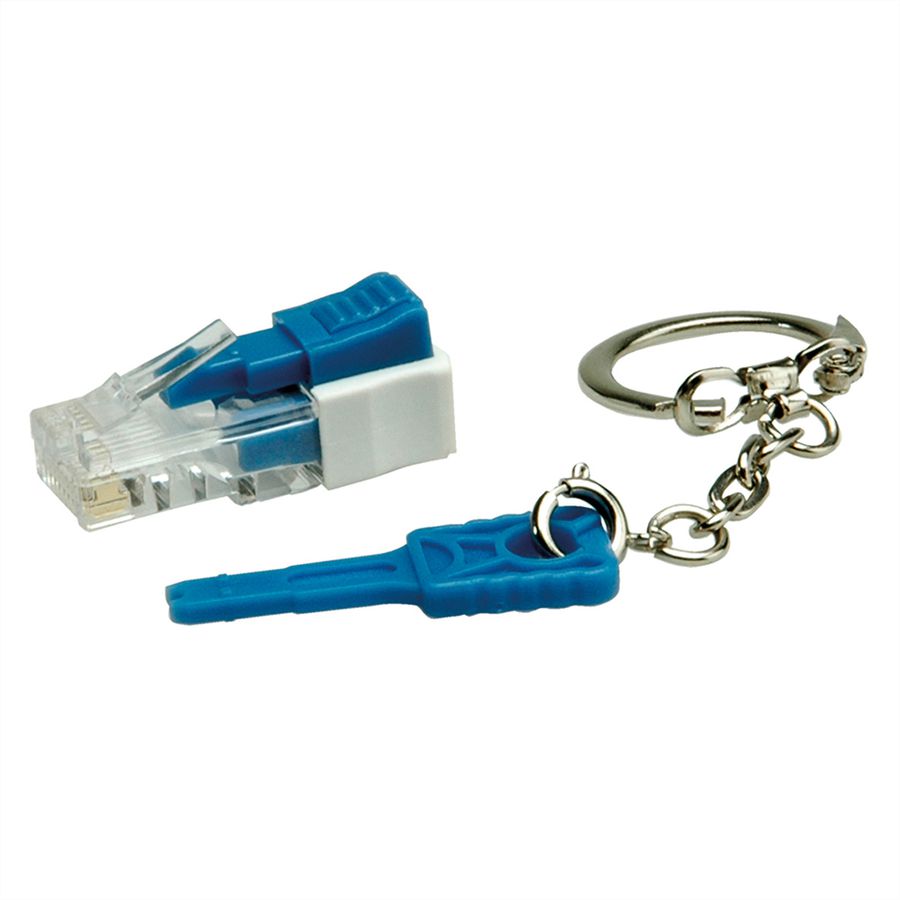ROLINE Modular Stecker RJ-45, verschliessbar