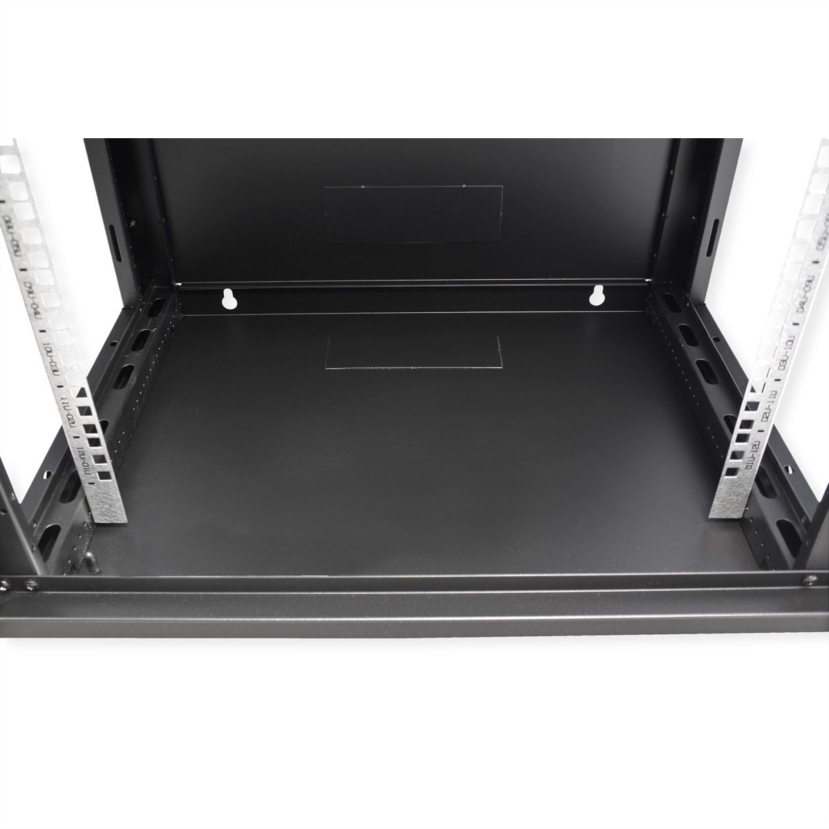 VALUE 19-Zoll Wandgehäuse 12HE, 600x450mm schwarz, Bausatz