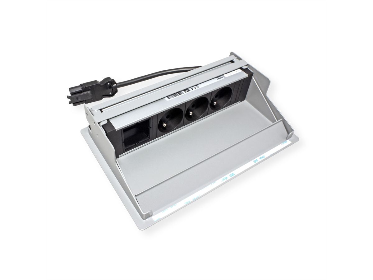 BACHMANN CONEO Set 3xUTE 1xCM 0,2m GST18 weissaluminium