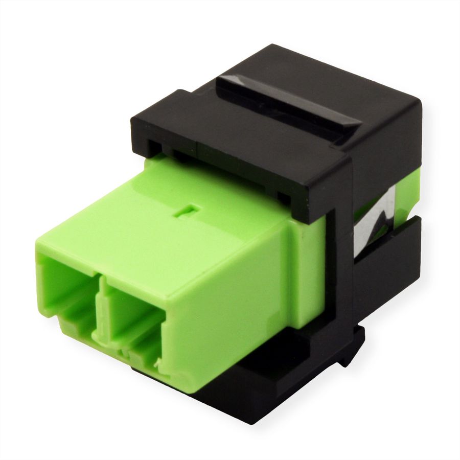 ROLINE Keystone LWL-Adapter LC/LC Duplex, Multimode, OM5