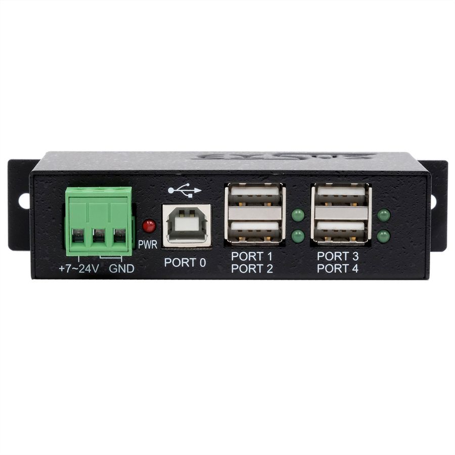 EXSYS EX-1163HMS USB 2.0 Hub Metall 4-Port
