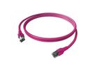 EasyLan FlexBoot Patchkabel Kat.6A, S/FTP, violett, 7,5 m