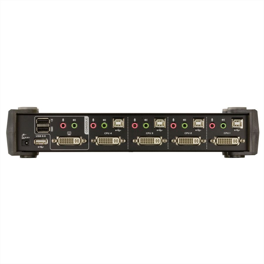 ATEN CS1764A KVM Switch DVI, USB, Audio, USB-Hub, 4 Ports