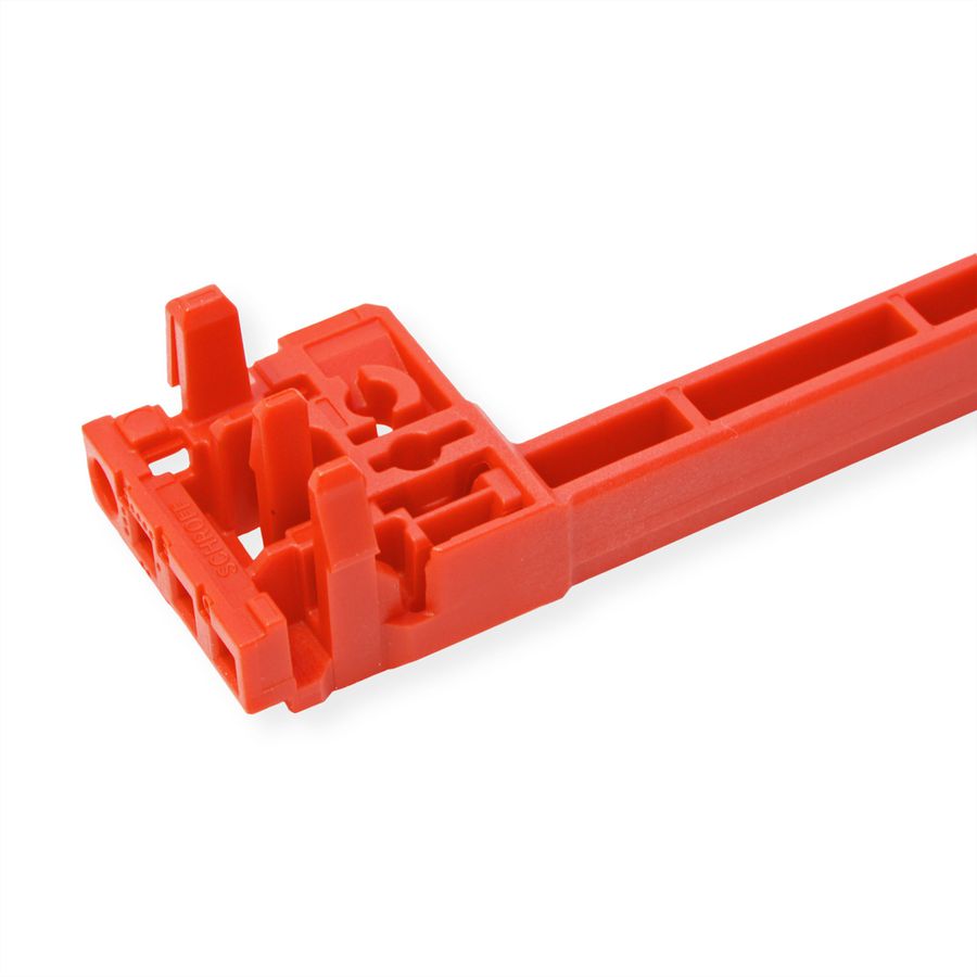 SCHROFF Führungsschiene 160 mm rot