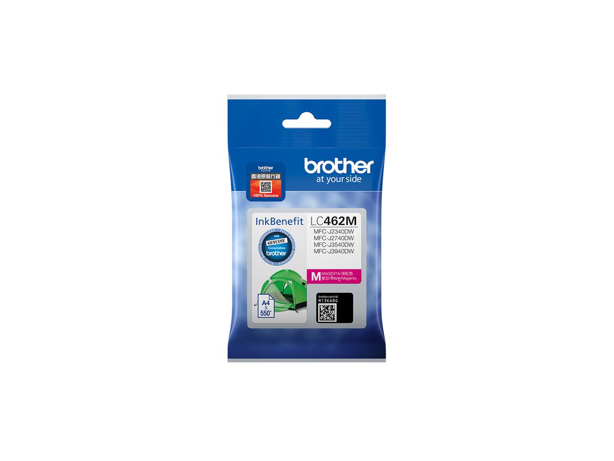 Brother LC462M Druckerpatrone 1 Stück(e) Original Standardertrag Magenta
