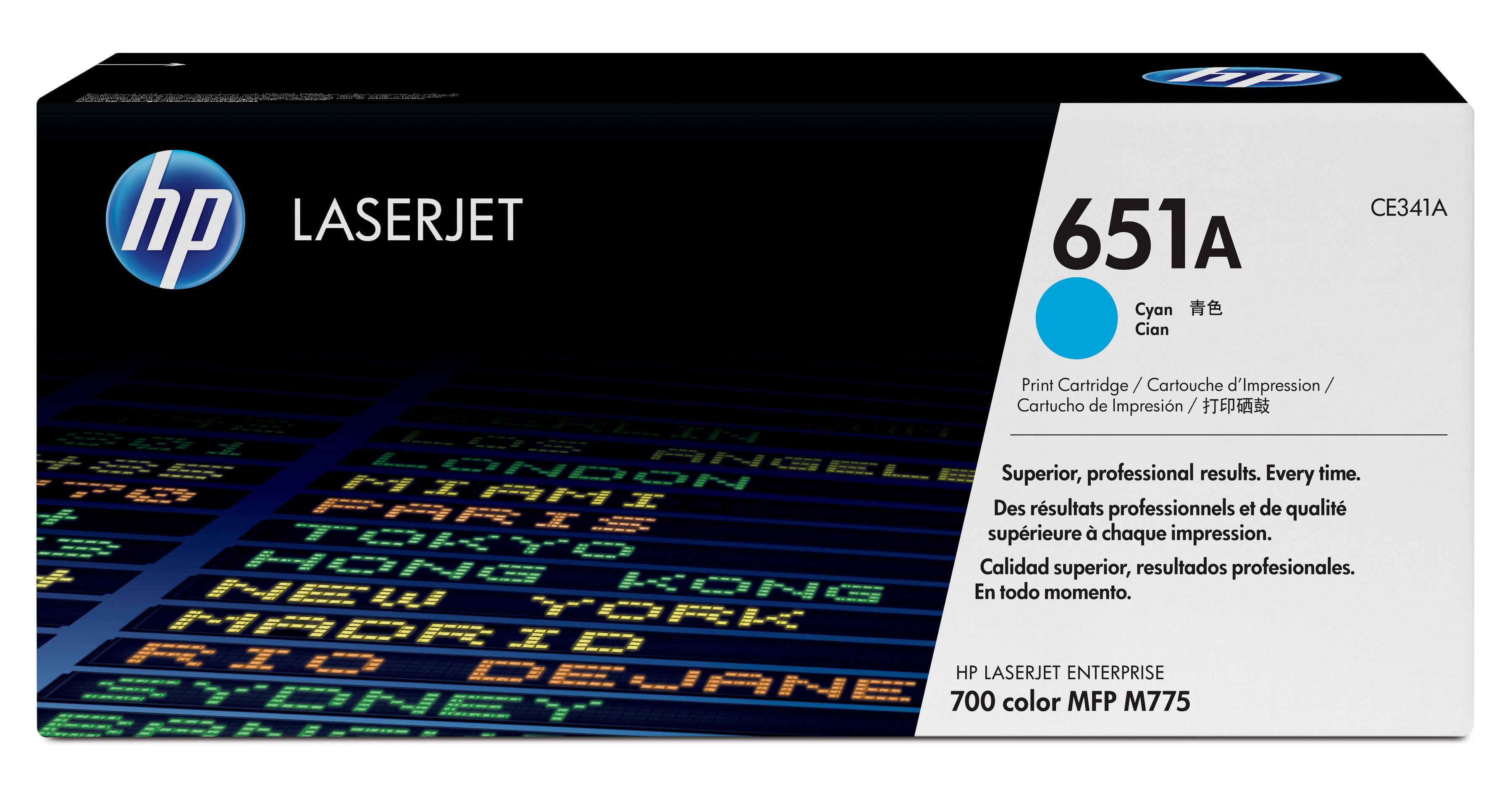 HP 651A Cyan Original LaserJet Tonerkartusche
