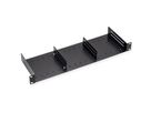 VALUE 19"-Fachboden mit 2 verstellbaren Teilern, 1 HE, schwarz