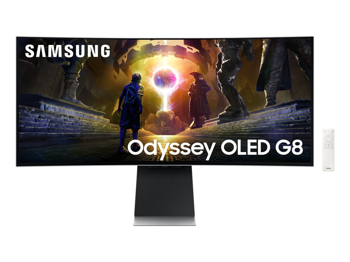 Samsung S34DG850SU Computerbildschirm 86,4 cm (34") 3440 x 1440 Pixel UltraWide Quad HD OLED Silber