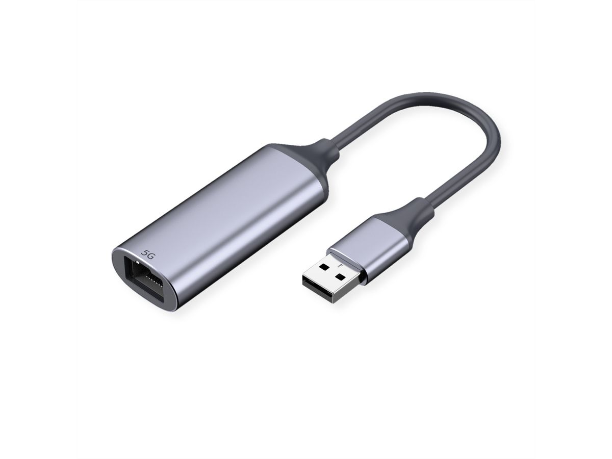 VALUE USB 3.2 Gen 2 Typ A zu 5-Gigabit-Ethernet Konverter