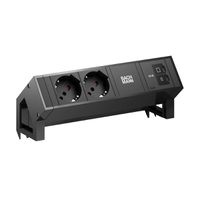 BACHMANN DESK2 2xP40 1xUSB C/C 45W, L=0,2m RAL9005