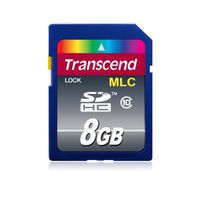 Transcend 8GB SDHC Class 10 8GB SDHC Klasse 10 Speicherkarte