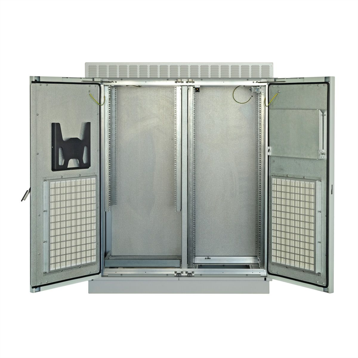 SCHROFF Mod. Outdoor-Schrank m. Doppeltür+Lüfter