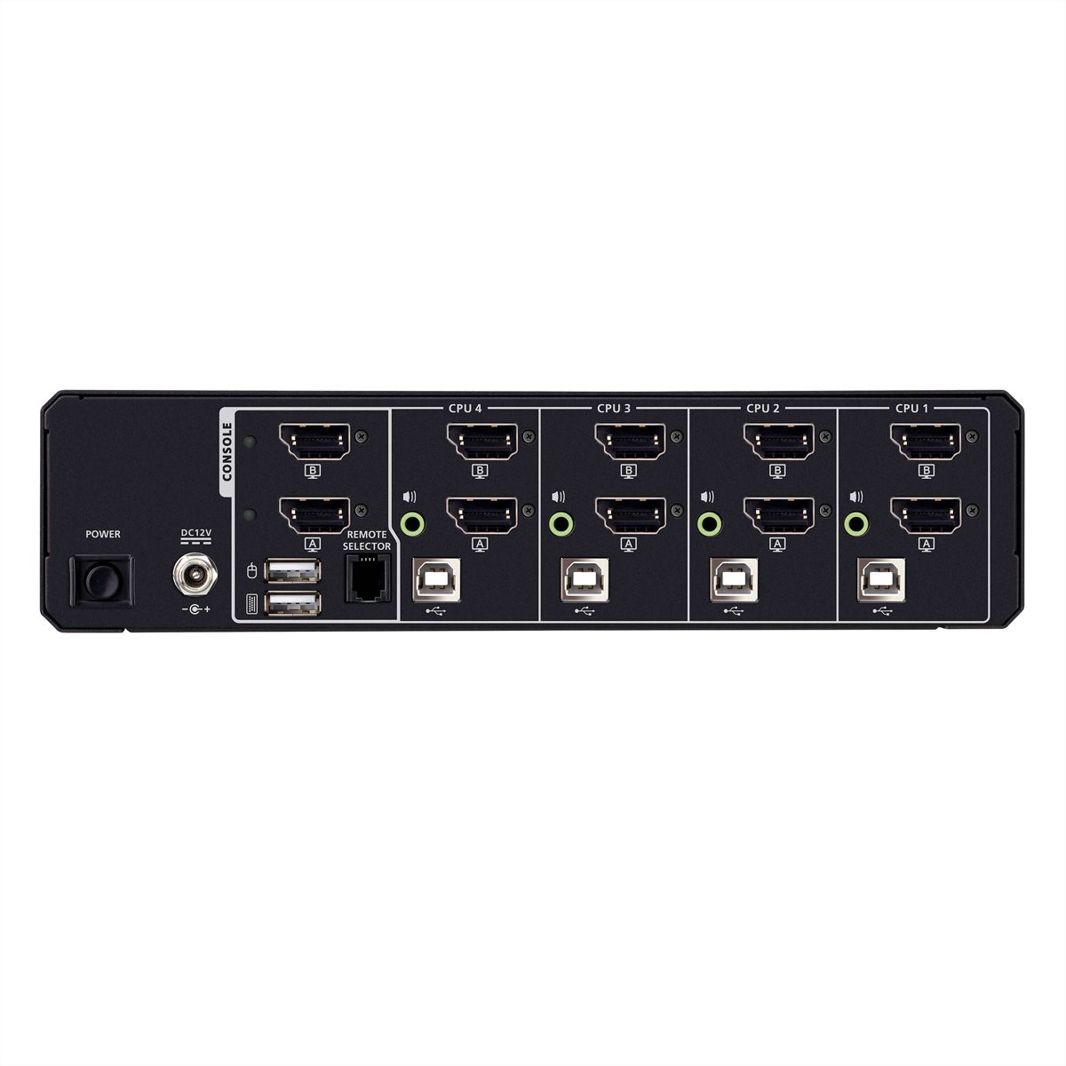 ATEN CS1144DPH4 4-Port USB 5K DP/HDMI, Dual Bildschirm Universal Secure KVM Switch