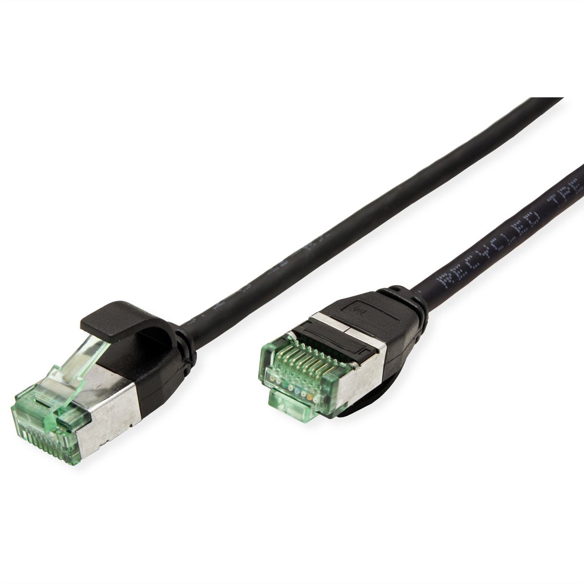 ROLINE RM U/FTP DataCenter Patchkabel Cat.6A (Class EA), slim, schwarz, 5 m