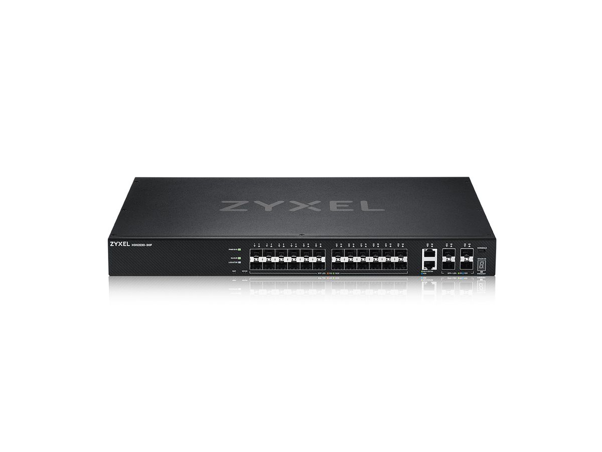 Zyxel XGS2220-30F Managed L3 Schwarz