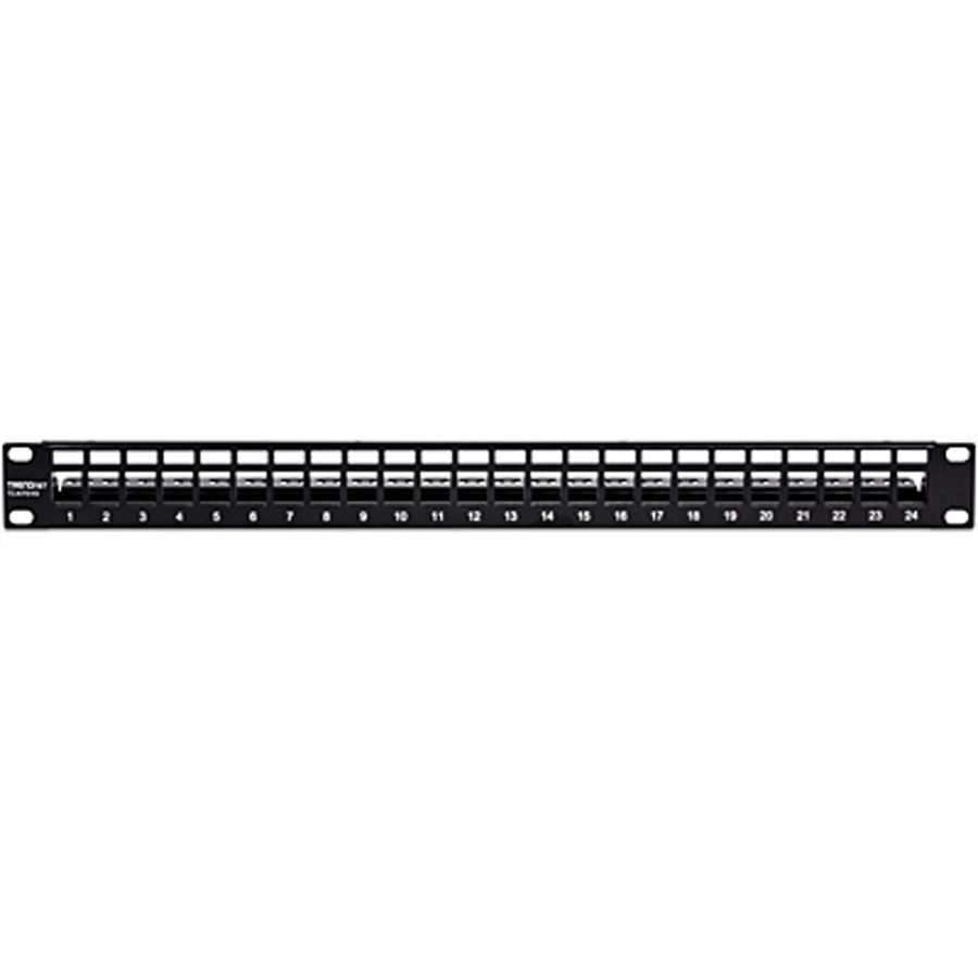 TRENDnet TC-KP24S Patch Panel, 24-Port Blank Keystone Shielded  1U