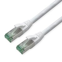 ROLINE RM Patchkabel Cat.6A S/FTP (PiMF), weiß, 1,5 m