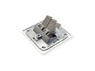 METZ CONNECT Dose UP/2 reinweiss E-DAT Modul 2 Ports, Kat.6 (Class E)