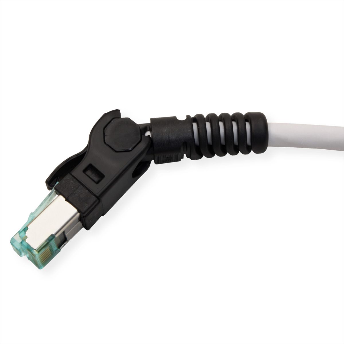 EasyLan VarioBoot Patchkabel Cat.6A, S/FTP, grau, 1,5 m