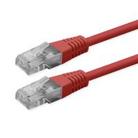 ROLINE Patchkabel Cat.6 (Class E), UTP, PoE, rot, 1 m