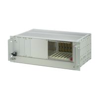 SCHROFF System, 4 HE, 8 Slot, mit Rear I/O, 19" kompatibles Netzgerät - BGT 4HE(3+1HE)LUE.8SL250W AC
