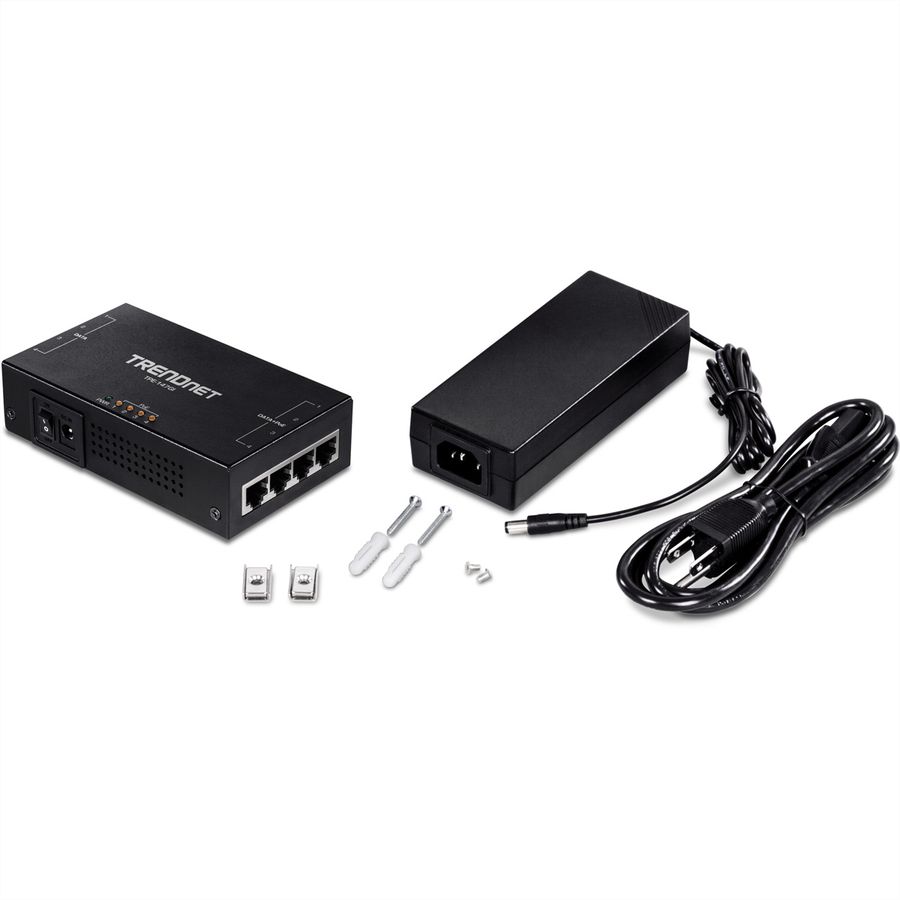 TRENDnet TPE-147GI 65W PoE+ Injektor 4-Port Gigabit