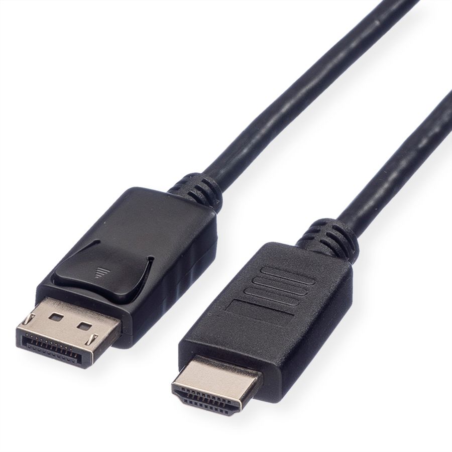 ROLINE DisplayPort Kabel DP - HDTV, ST/ST, schwarz, 1,5 m