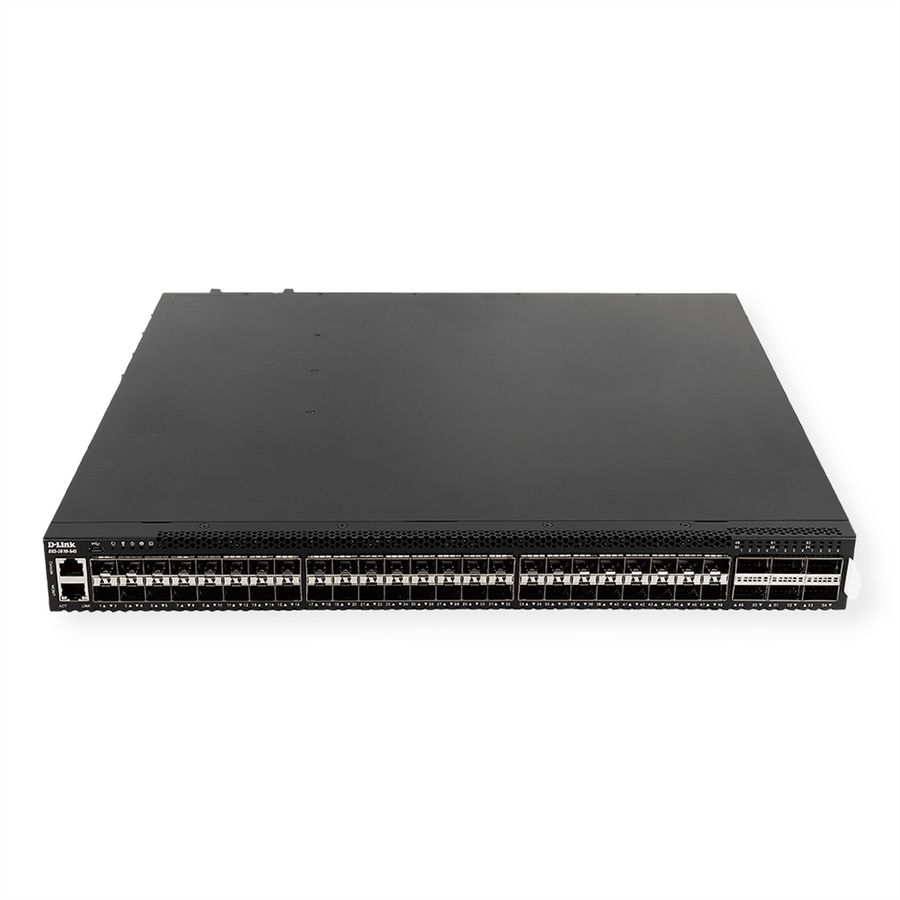 D-Link DXS-3610-54S/SI/E 48x 1/10GbE SFP/SFP+ Ports, 6x 40/100GbE QSFP+/QSFP28 Ports L3 Stackable 10G Managed Switch