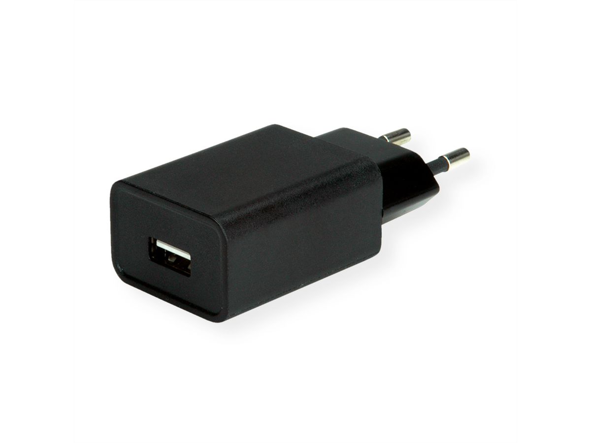 VALUE USB Charger mit Euro-Stecker, 3-Port (Typ-A, 2x Typ-C), 65W, GaN USB  Ladegerät