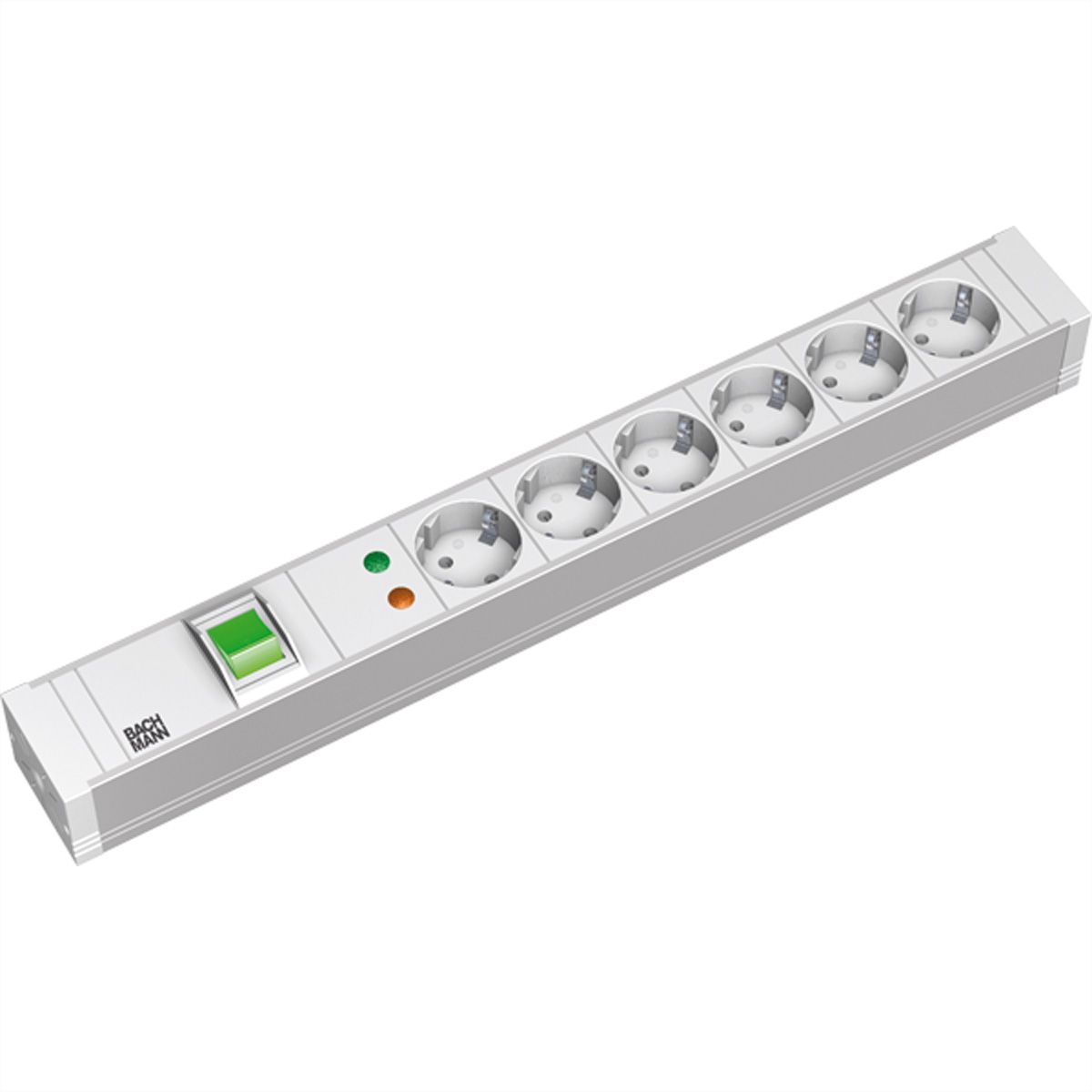 BACHMANN 19" PDU PVC 6xCEE7/3 Schalter