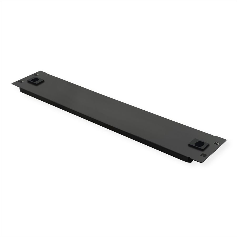 ROLINE 19-Zoll-Blindplatte Snap-in, 2 HE, schwarz