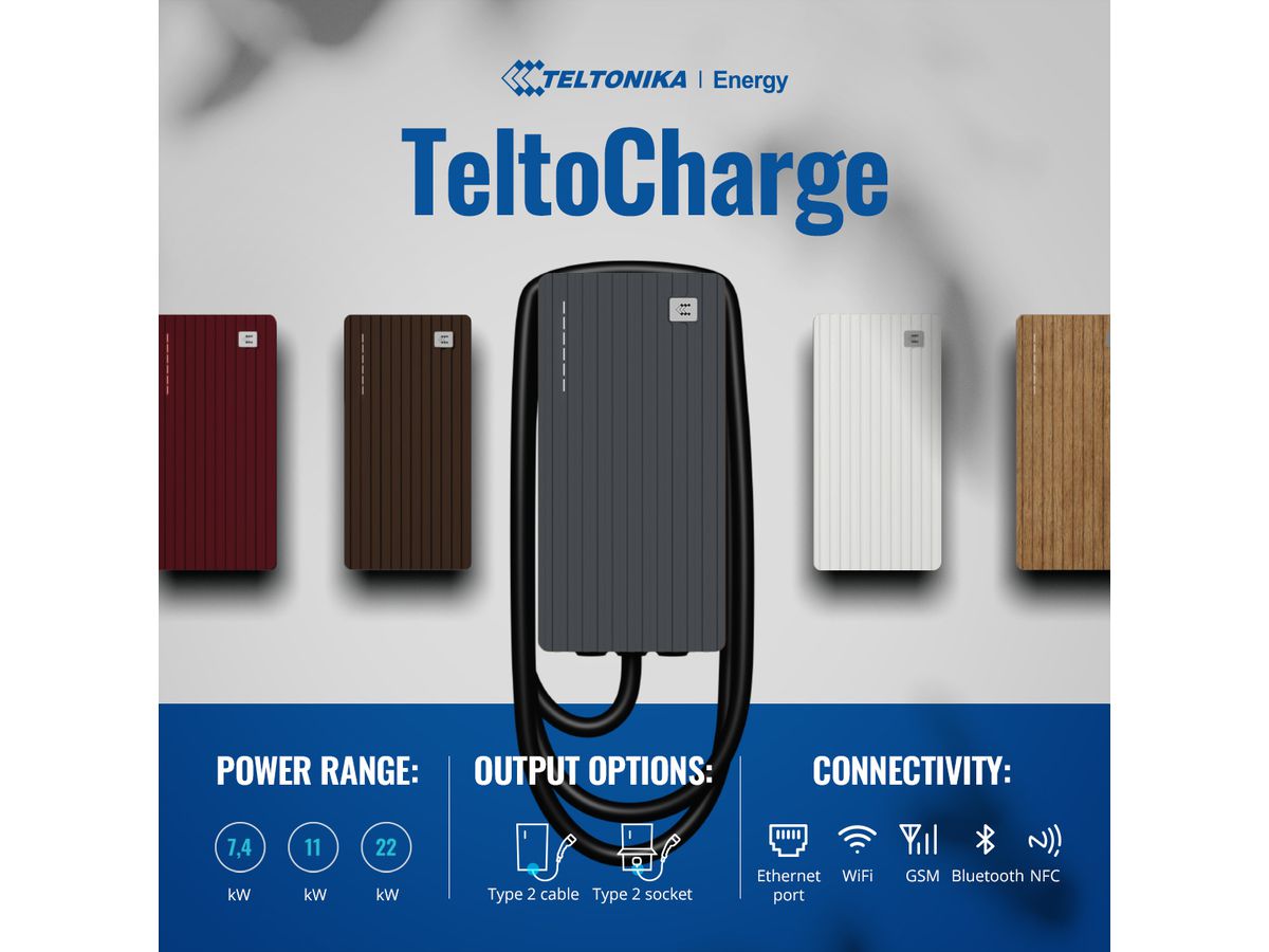 TeltoCharge EVC2001 11kW 16A 3-phase Socket