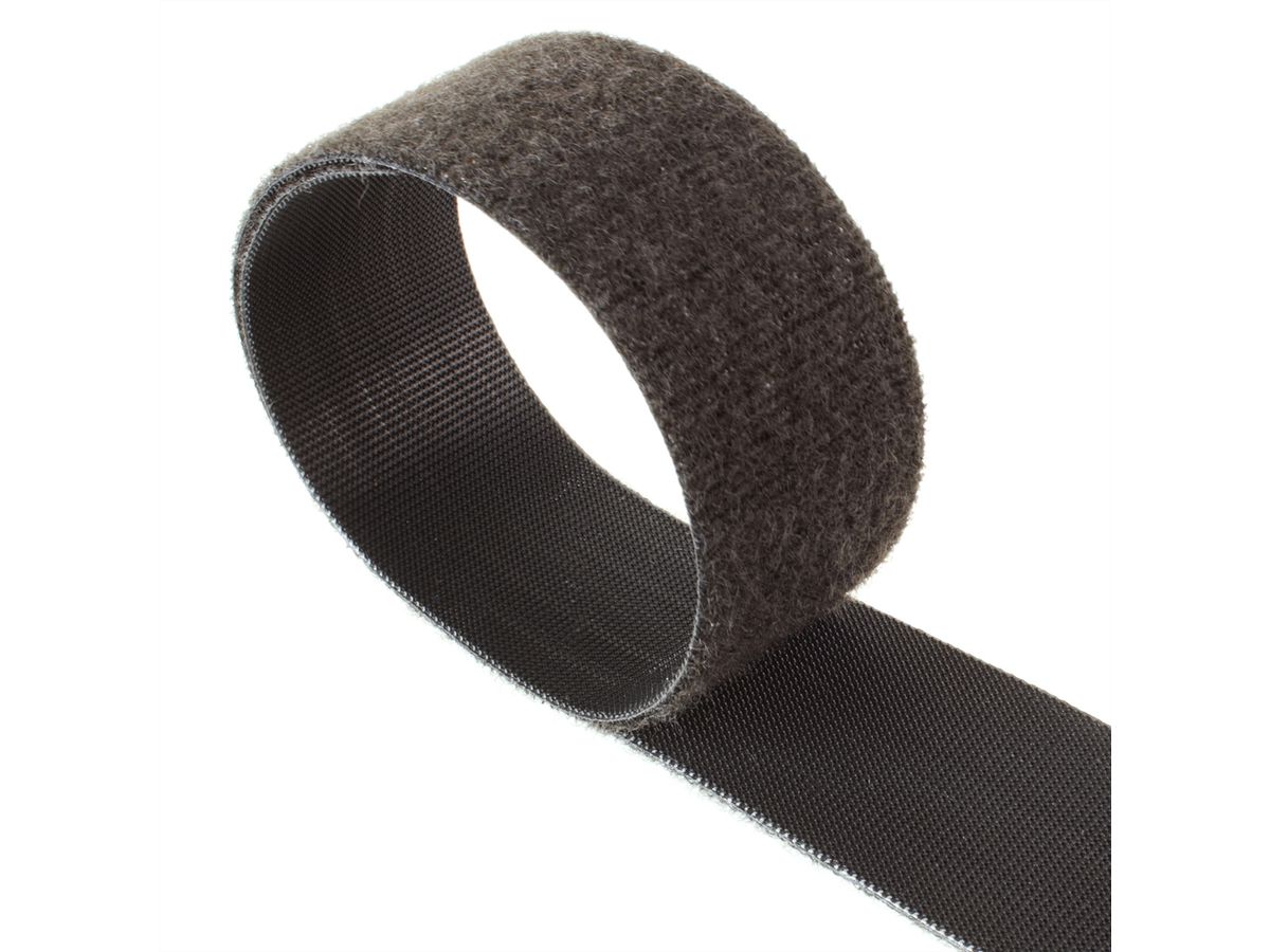 VELCRO® One Wrap® Band 13 mm breit, schwarz, 25 m
