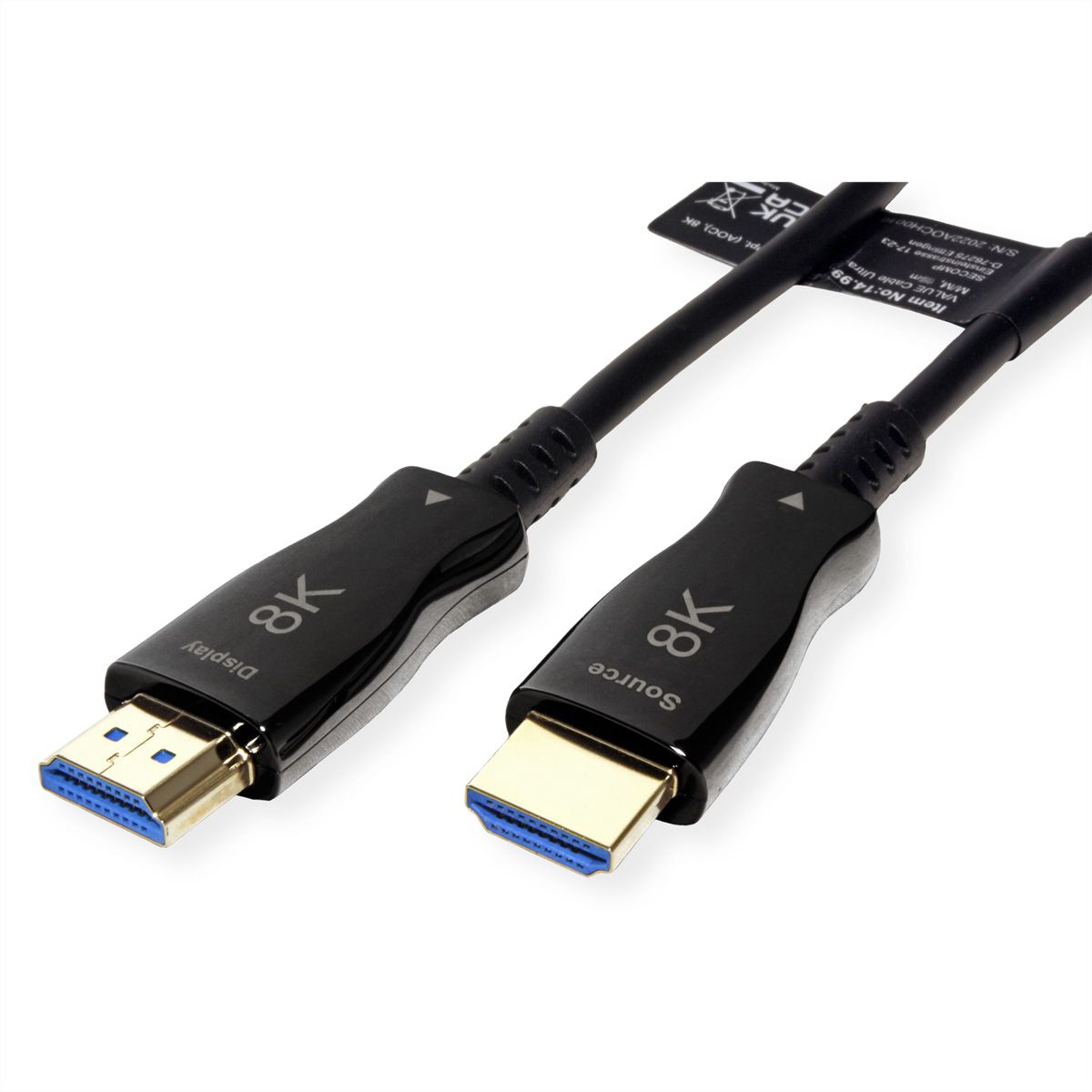 VALUE Ultra HDMI Aktiv Optisches 8K Kabel, 15 m