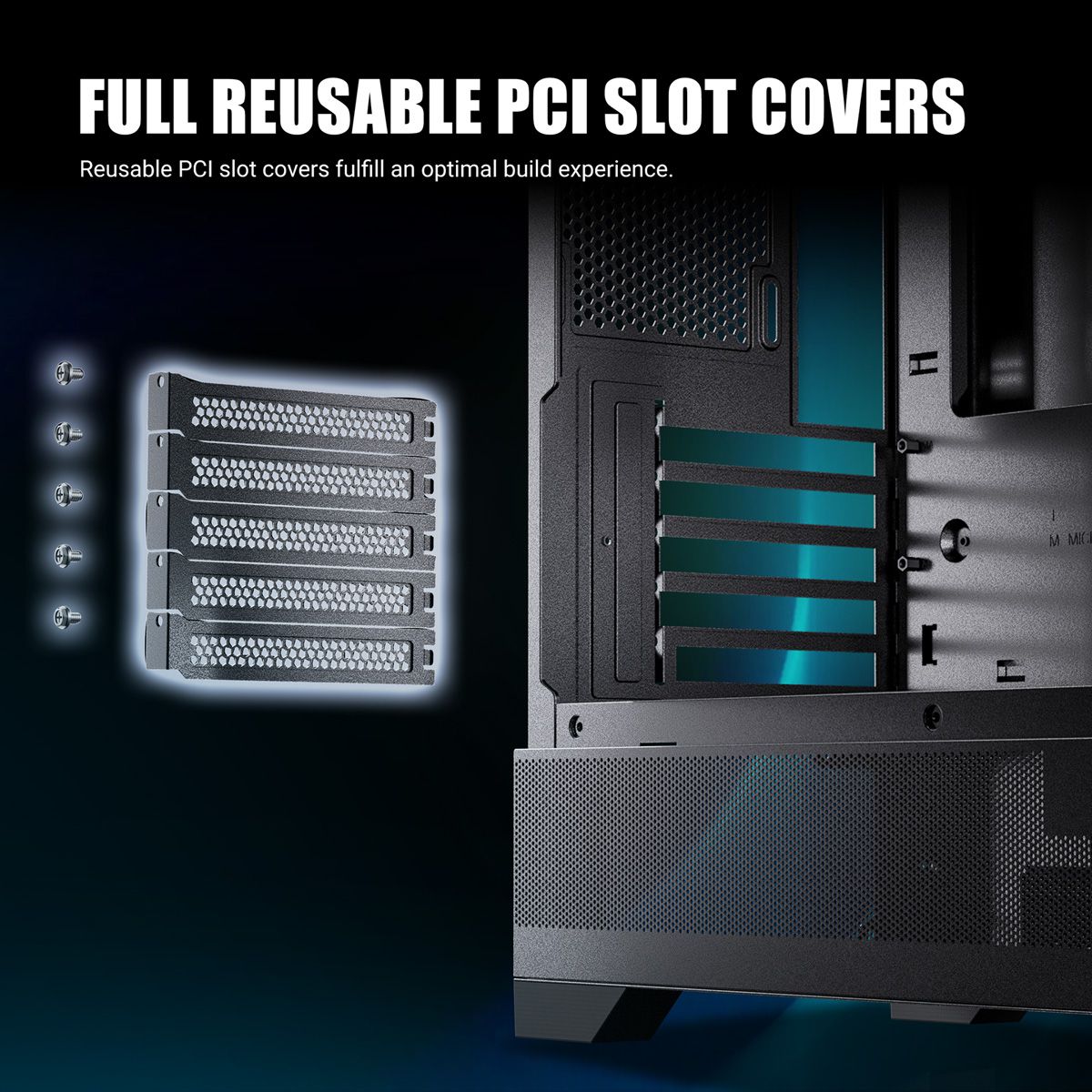 ANTEC CX500M ARGB PC Gehäuse Mini Tower Micro-ATX, schwarz