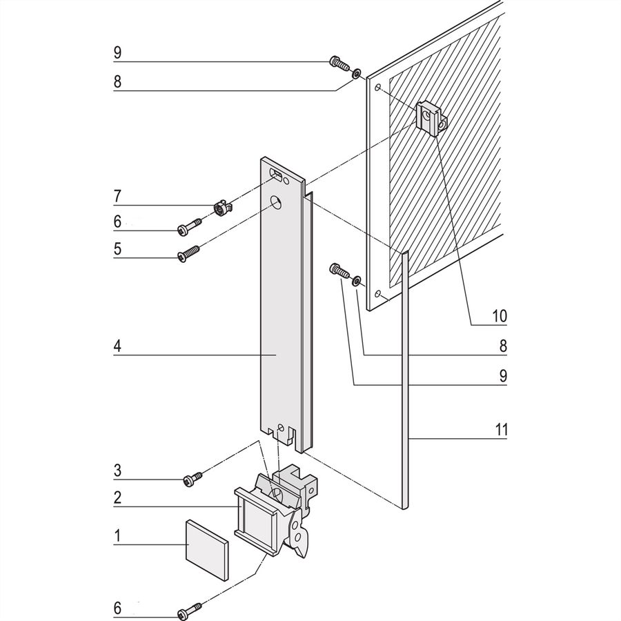 SCHROFF Steckbaugruppen mit Aushebegriff in Trapezform, Typ 2 - SBGR TR-GR P 3HE 10TE