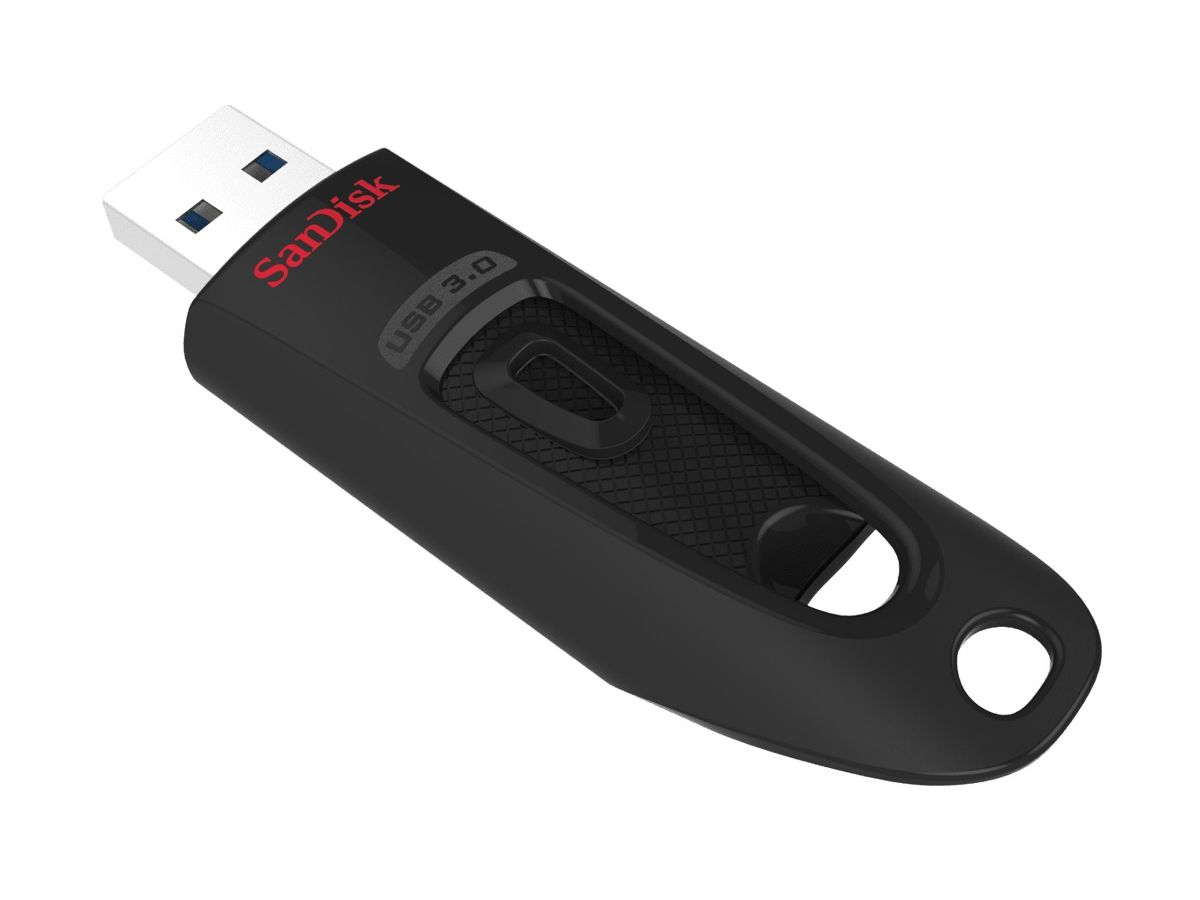 Sandisk Ultra USB-Stick 128 GB USB Typ-A 3.2 Gen 1 (3.1 Gen 1) Schwarz