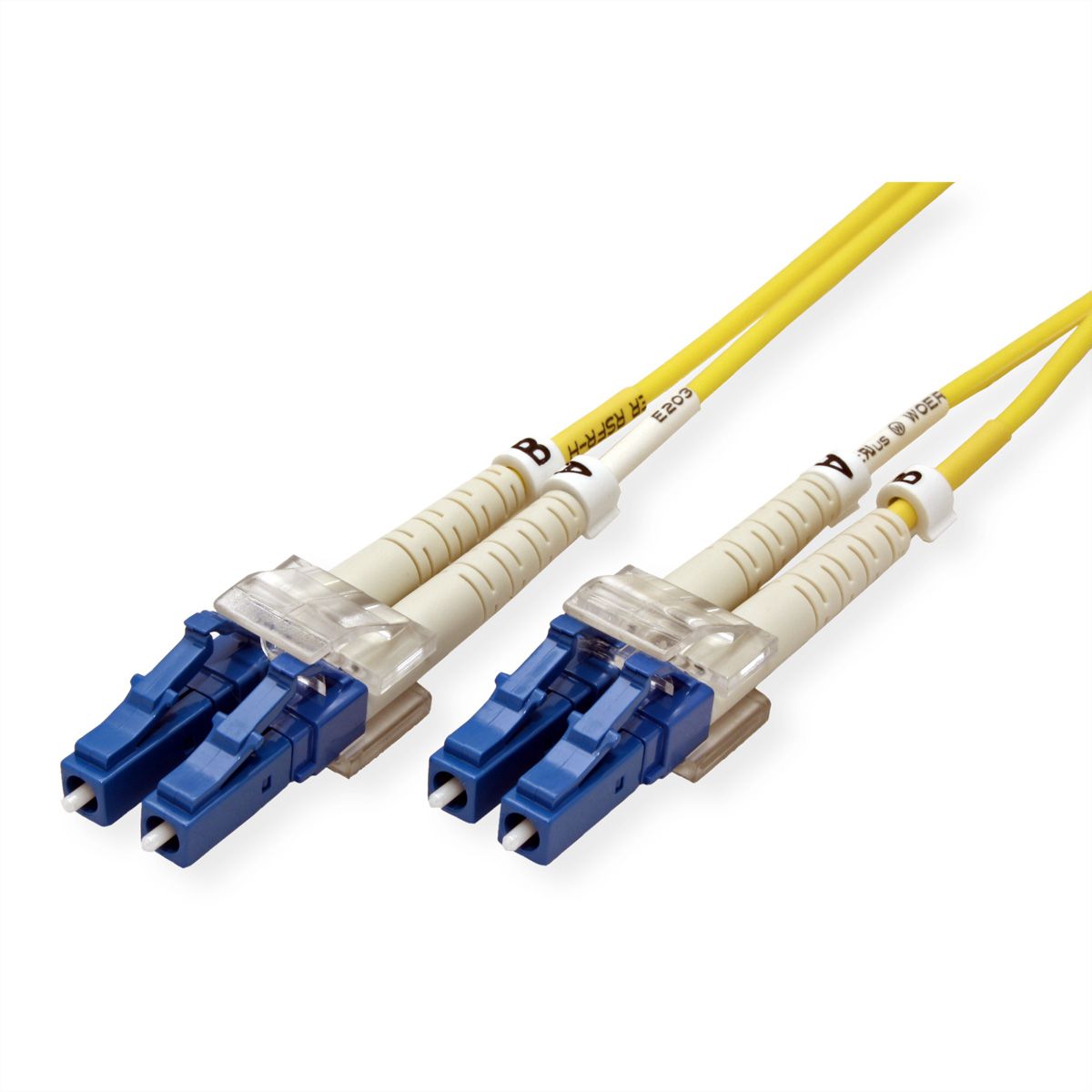 Quality LWL-Kabel Single Mode E9/125µm OS2, LC/LC, gelb, 5 m
